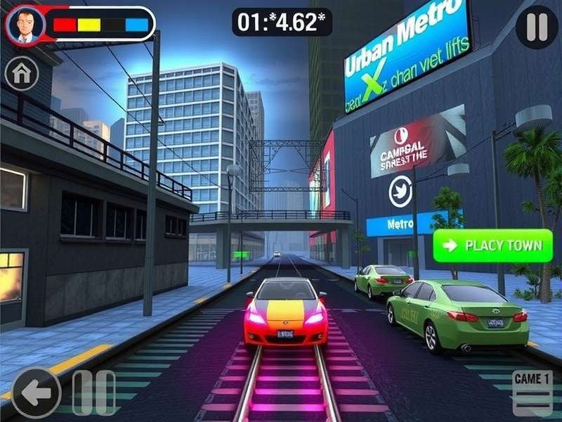 Urban Metro Blitz Game Screenshot